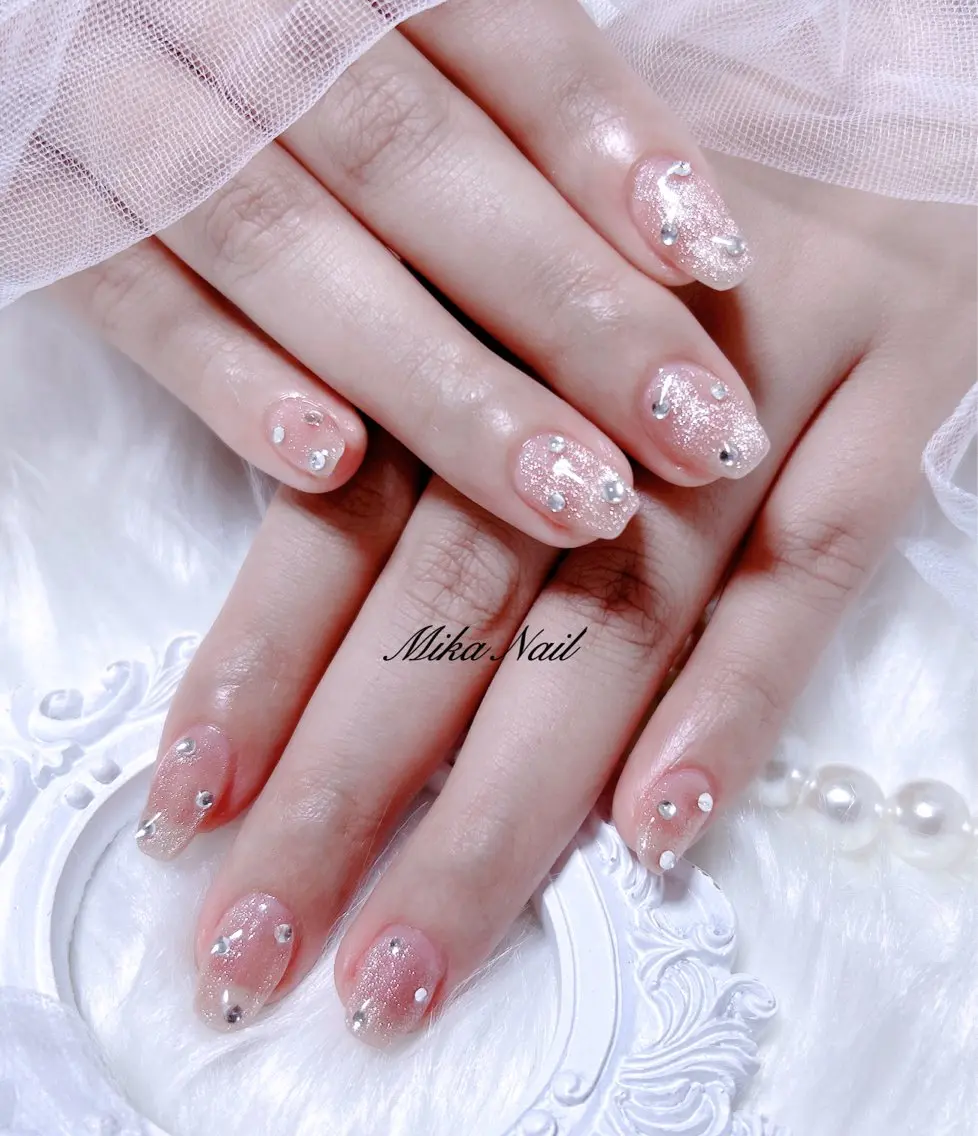 ネイル マグネットネイル マグネットワンカラー ワンカラーネイル Mika Nailのネイルデザイン