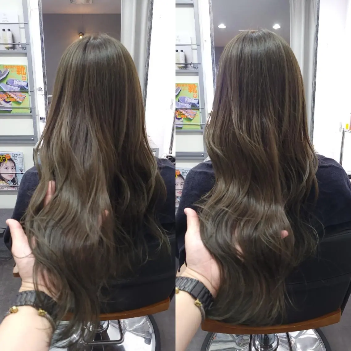 ロング 平田 広大のヘアスタイル