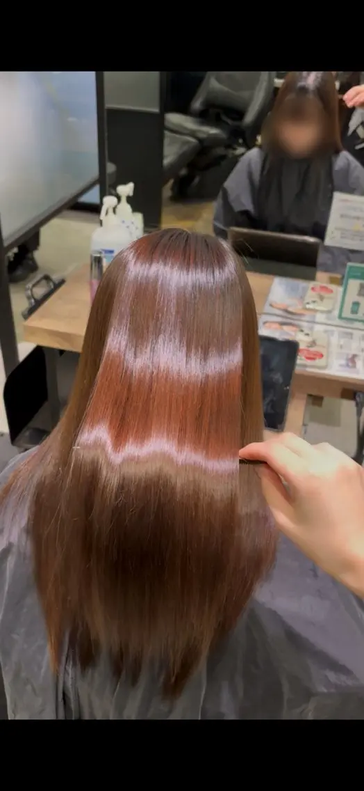 セミロング 大浦 姫奈のヘアスタイル