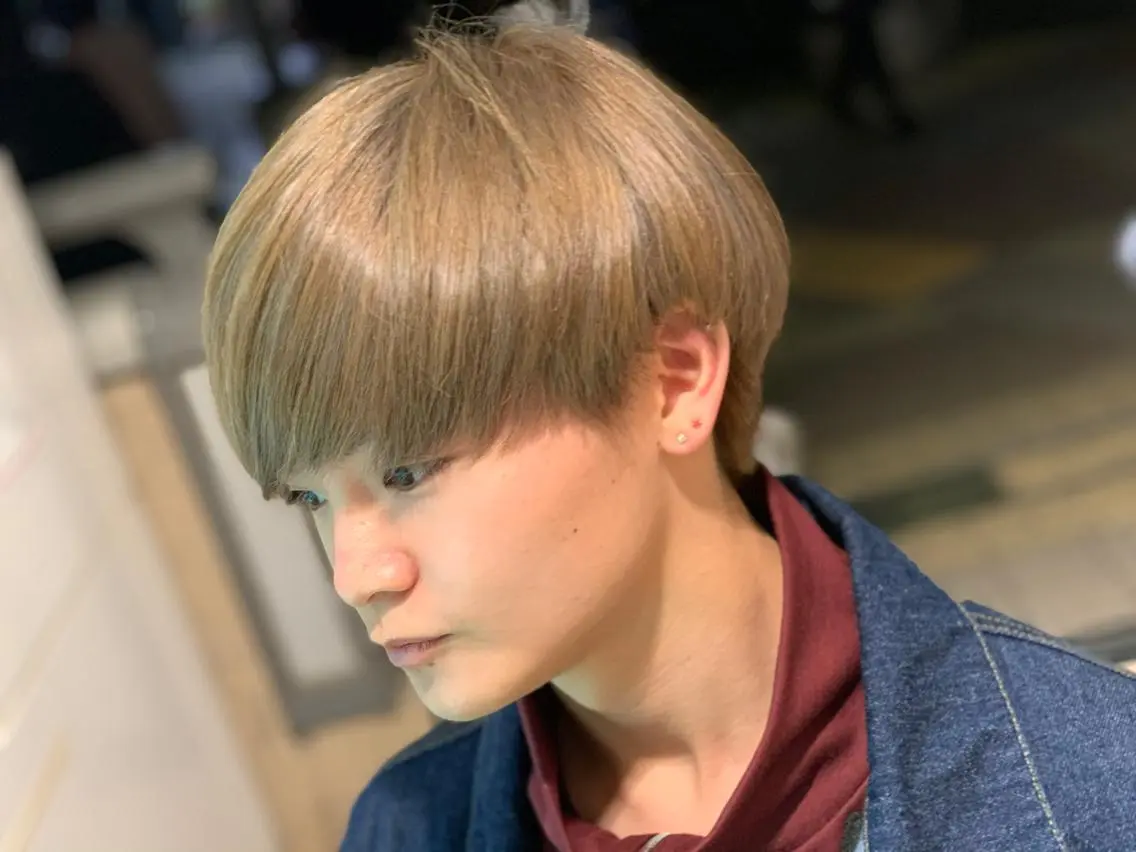 ショート カラー メンズ ヘアカラー トリートメント 近藤千翔🩵 髪質改善Periodのエステ・リラクイメージ