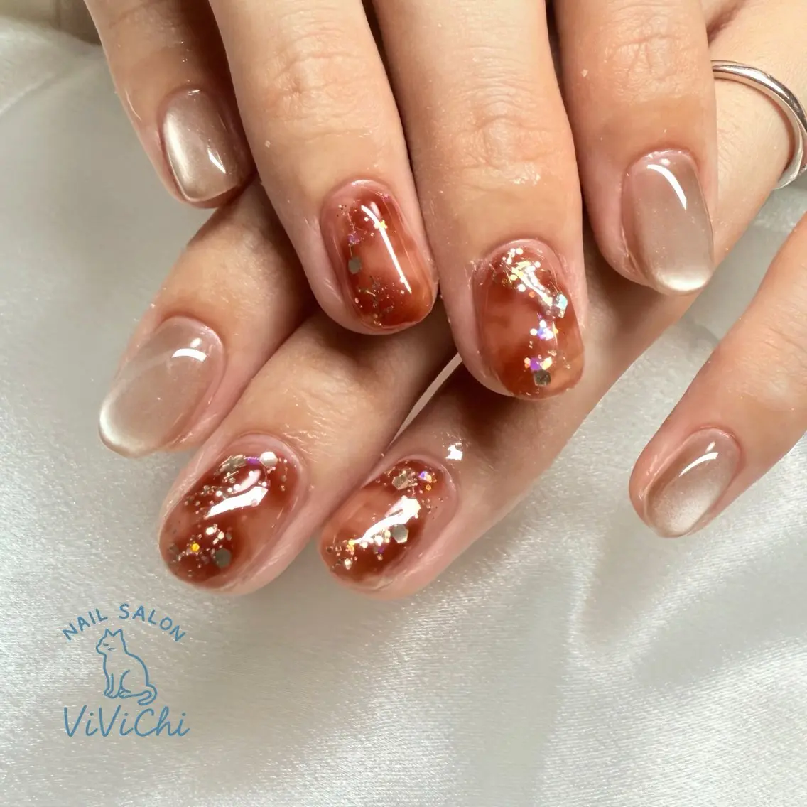 ネイル ハンドネイル ViViChi 梨帆のネイルデザイン
