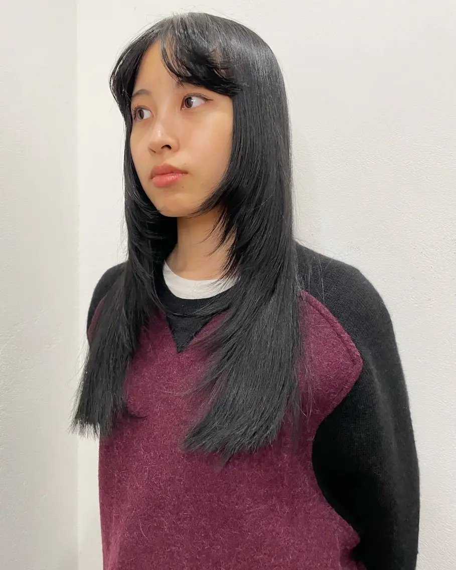 ロング カラー HIBIKI/原宿 ハッシュカット🪄のヘアスタイル