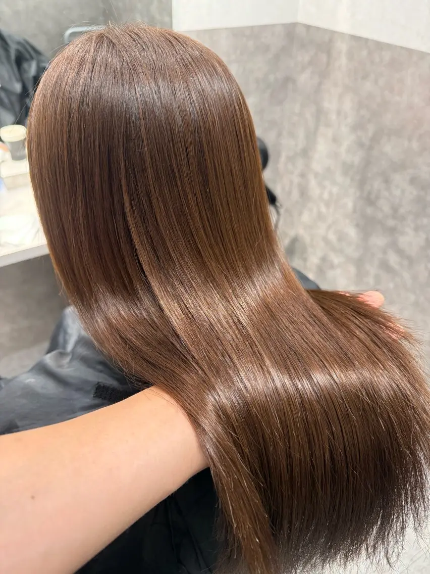 ロング カット ヘアカラー トリートメント 韓国ヘア🇰🇷 有田裕也のヘアスタイル