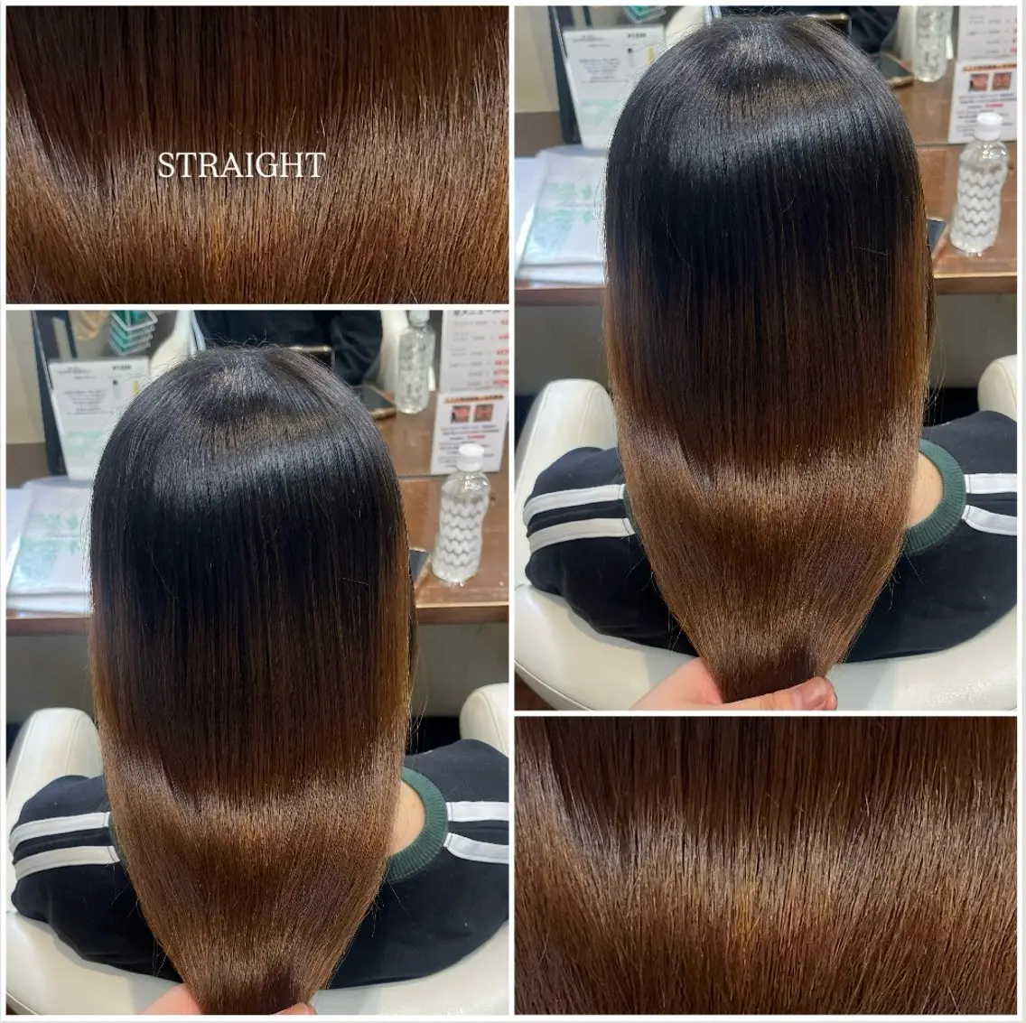 ロング 縮毛矯正 ルプラボウ 鈴木 莉菜のヘアスタイル