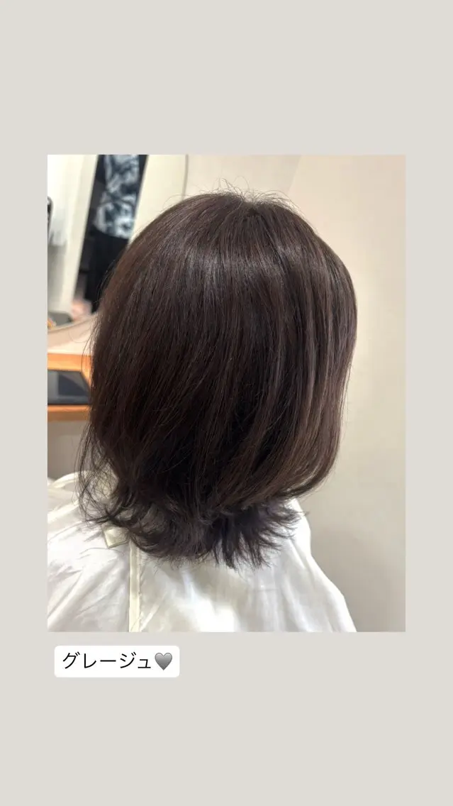 カラー グレージュ ヘアカラー KIKOL府中/ MEI🤍のヘアスタイル