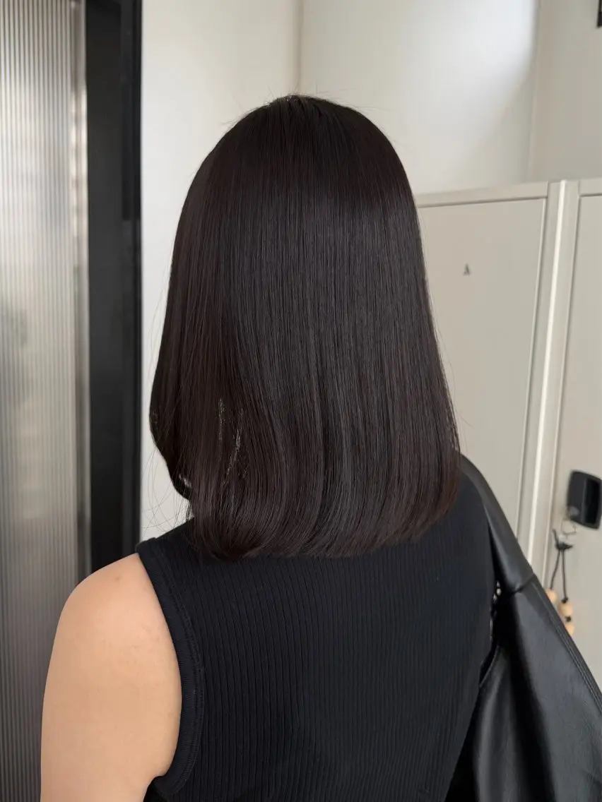 ミディアム カラー ブラウンカラー カット ヘアカラー 🟧asa/レイヤー カット/髪質改善🟧のヘアスタイル