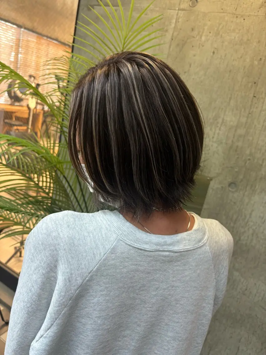 ショート カラー ハイライトカラー ハイライト ヘアカラー ♡ハイライトカラー shinri♡のヘアスタイル