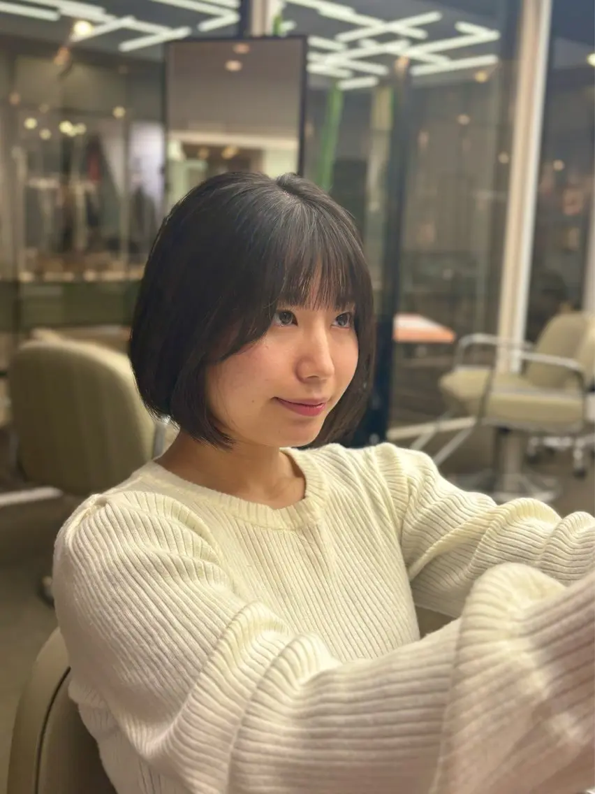 ショート ボブ riko表参道/ ボブ/アンニュイヘアのヘアスタイル