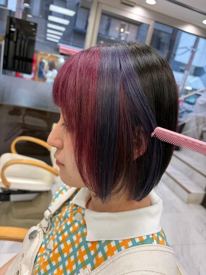 ショート カット ヘアカラー 🍊小川実里🍊 /カラーレイヤーのヘアスタイル