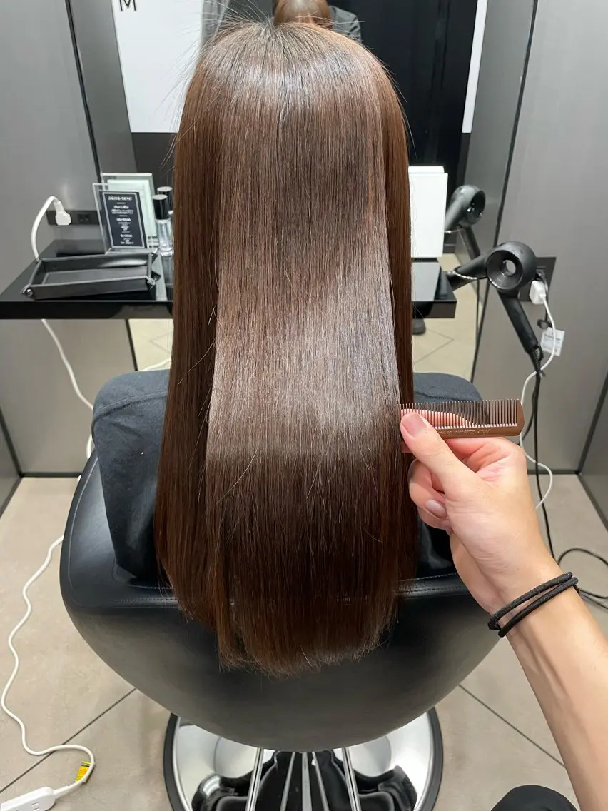 ロング 松尾 祐輝のヘアスタイル