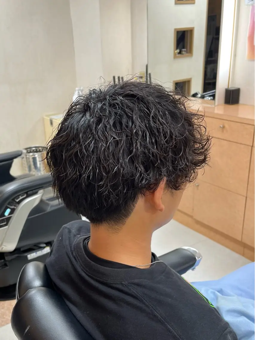 パーマ カット パーマ ✂︎men's hair✂︎立石亮のヘアスタイル