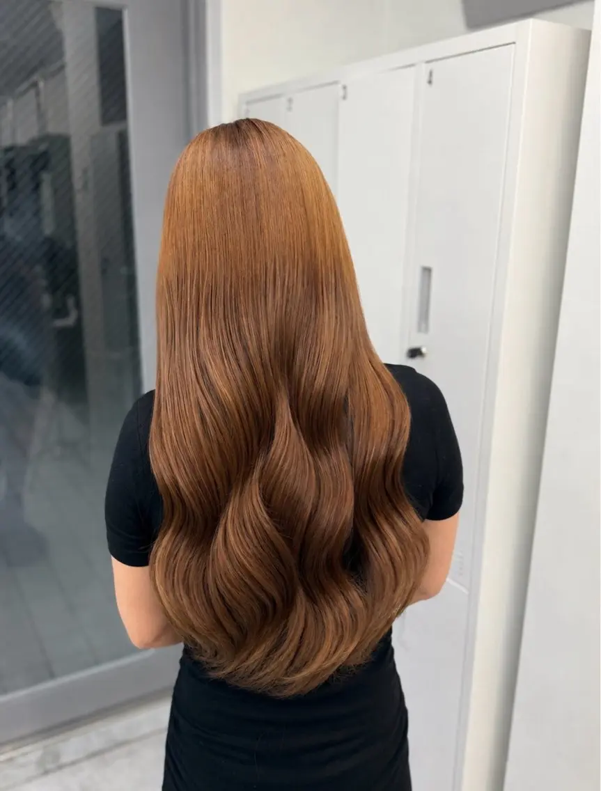 カラー ブリーチ ヘアカラー Lapis 福岡大名 AIのヘアスタイル