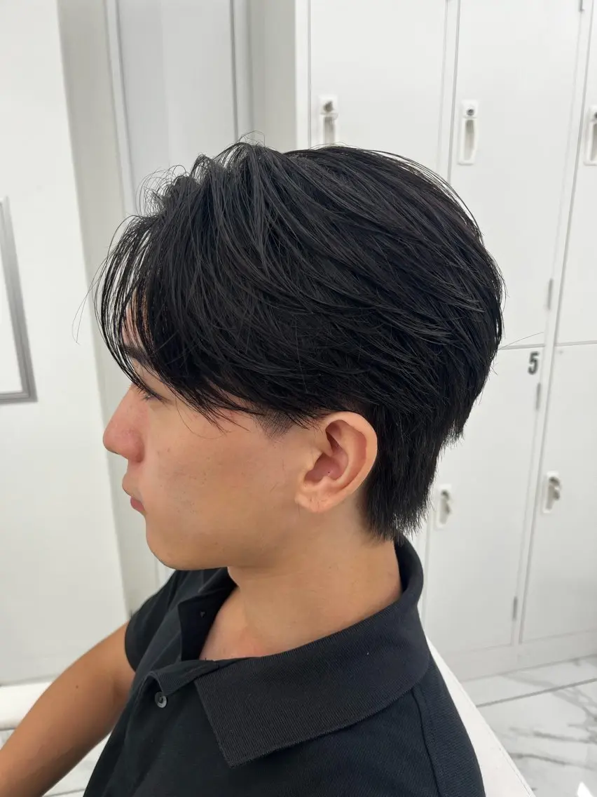 ショート メンズカット パーマ／稲葉のヘアスタイル