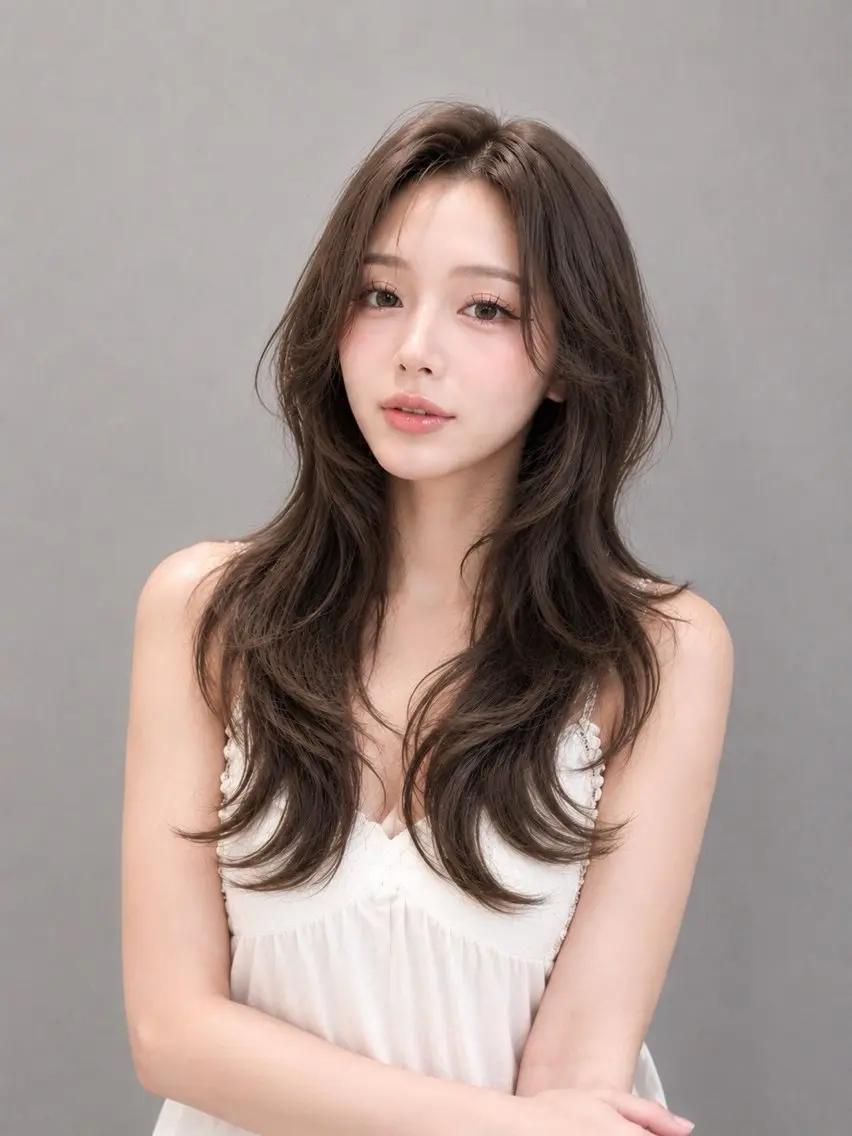 ロング カラー カット ヘアカラー 久保田恭子🌼 期間 限定50％OFF🌼のヘアスタイル