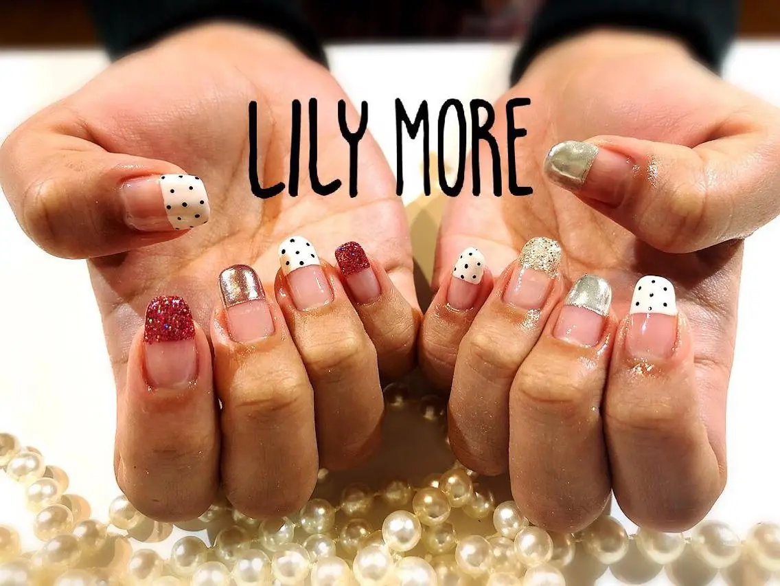 ネイル フレンチネイル Lily closetのネイルデザイン