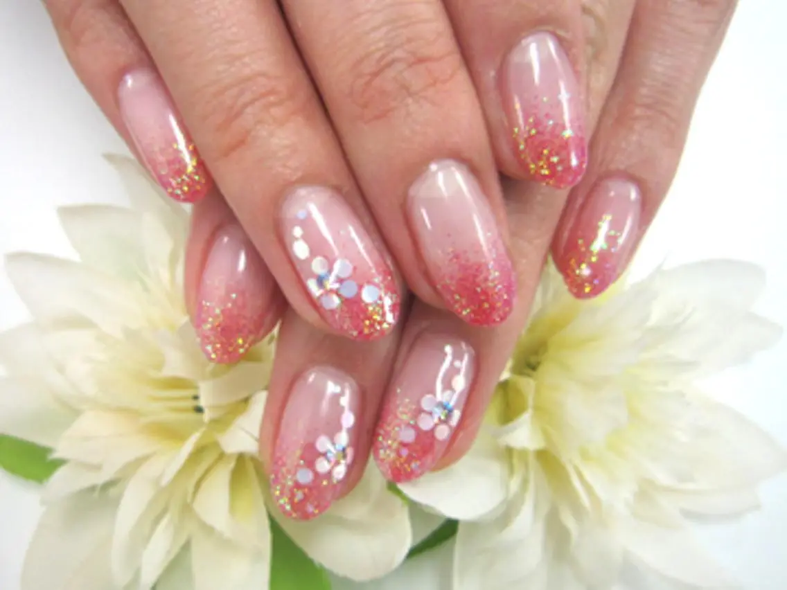 ネイル グラデーション ホログラムネイル ラメ(グリッター) ラメグラデーション FASTNAIL PLUS 新宿店のネイルデザイン