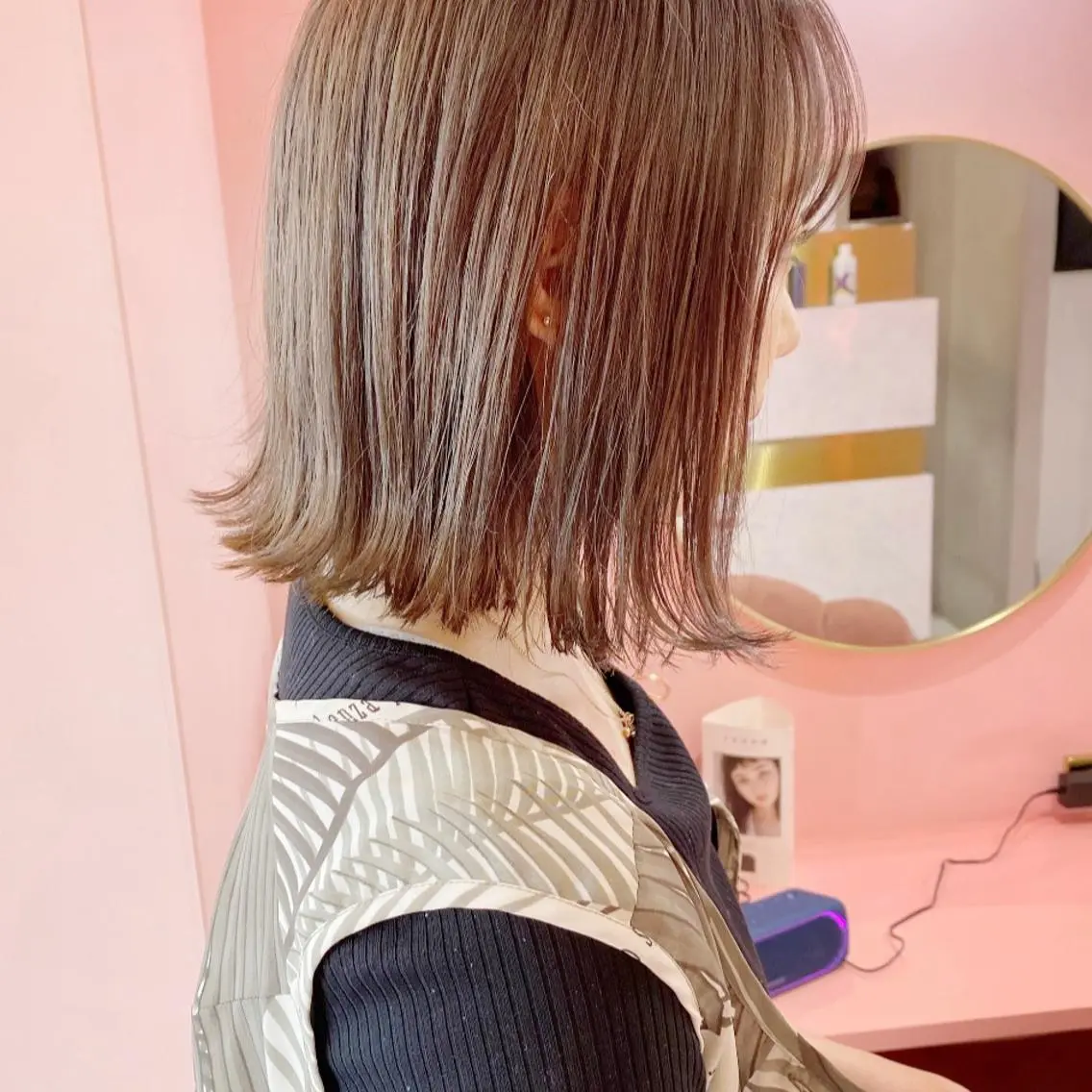 ショート カラー ヘアカラー トリートメント ヘアセット プル艶職人/ にしものヘアスタイル
