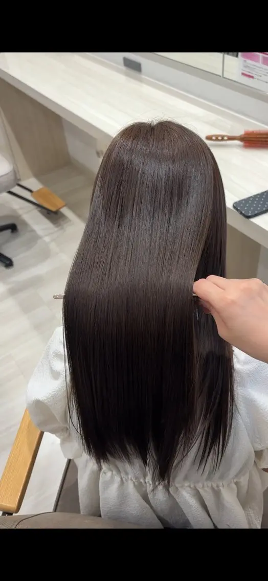 ロング カラー ブラウンカラー 🫧おおにし みか🫧のヘアスタイル