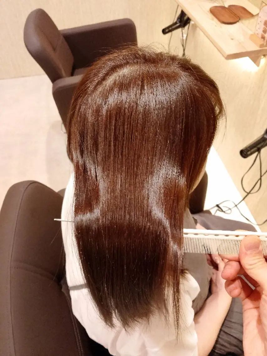 セミロング カラー カット ヘアカラー トリートメント ヘッドスパ 【渋谷|畑中】 美女が沼るヘッドスパのヘアスタイル