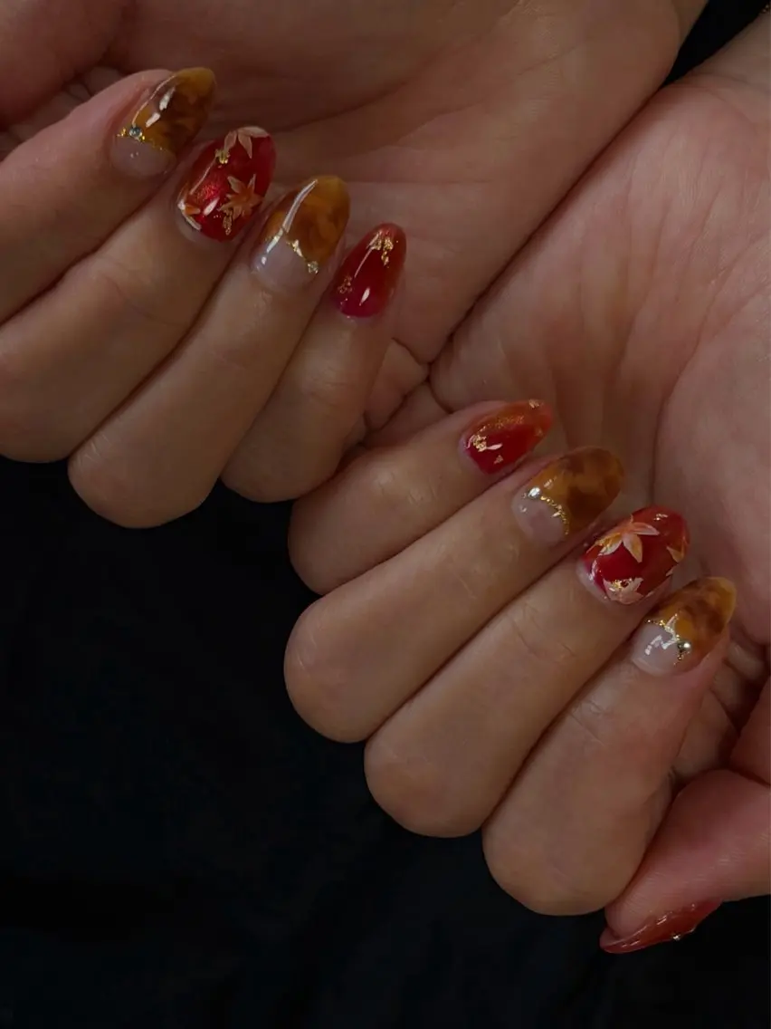 ネイル ジェルネイル マグネットネイル 持ち込み ニュアンスネイル オフィスネイル ハンドネイル tamu nail 金町のネイルデザイン