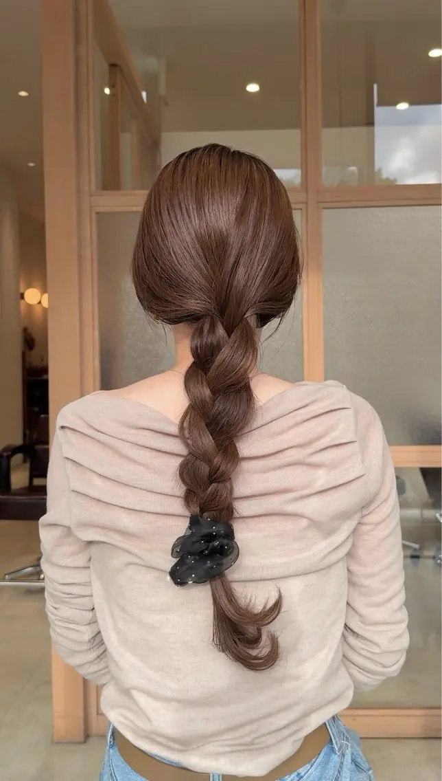 ロング カット ヘアカラー 縮毛矯正 トリートメント 𓍯柔らかhair 𓍯 yukinoのヘアスタイル
