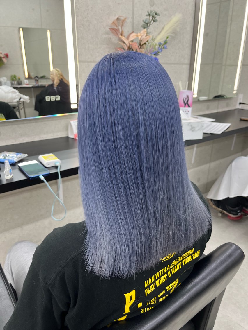 ミディアム ヘアカラー PSY(サイ) AIRIのヘアスタイル