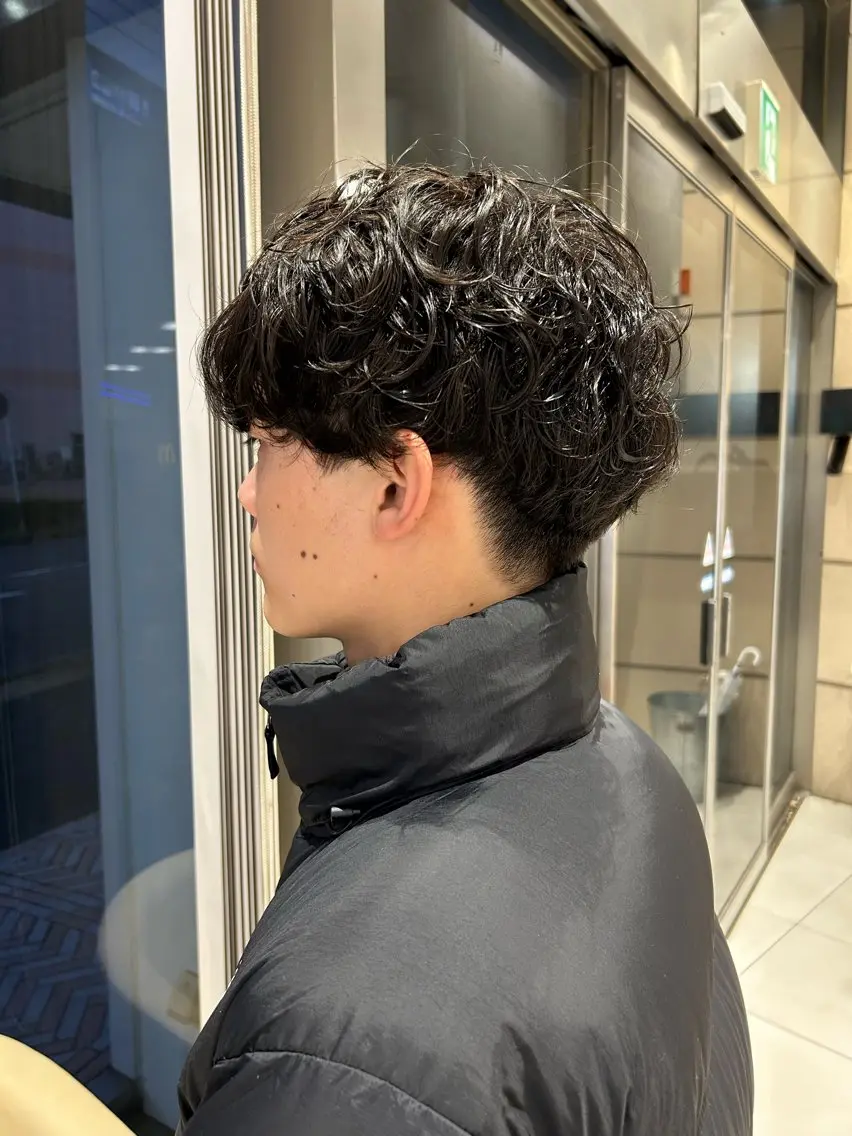 パーマ メンズ カット Men's特化⚡️ モテ髪SYUUのヘアスタイル