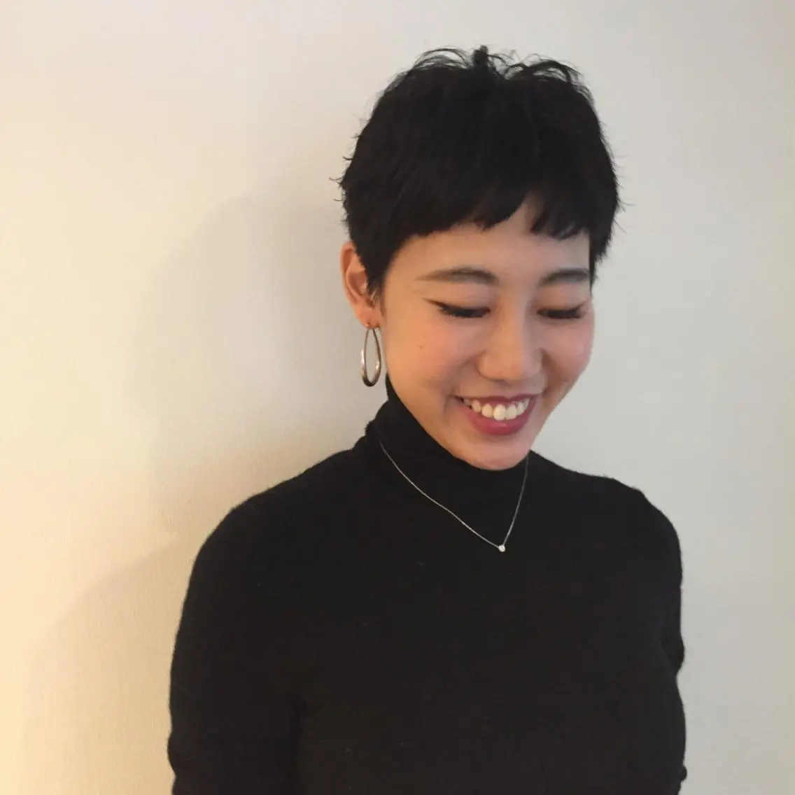 ショート カラー ベリーショート ショートヘア カット パーマ 稲田 結衣夏のヘアスタイル