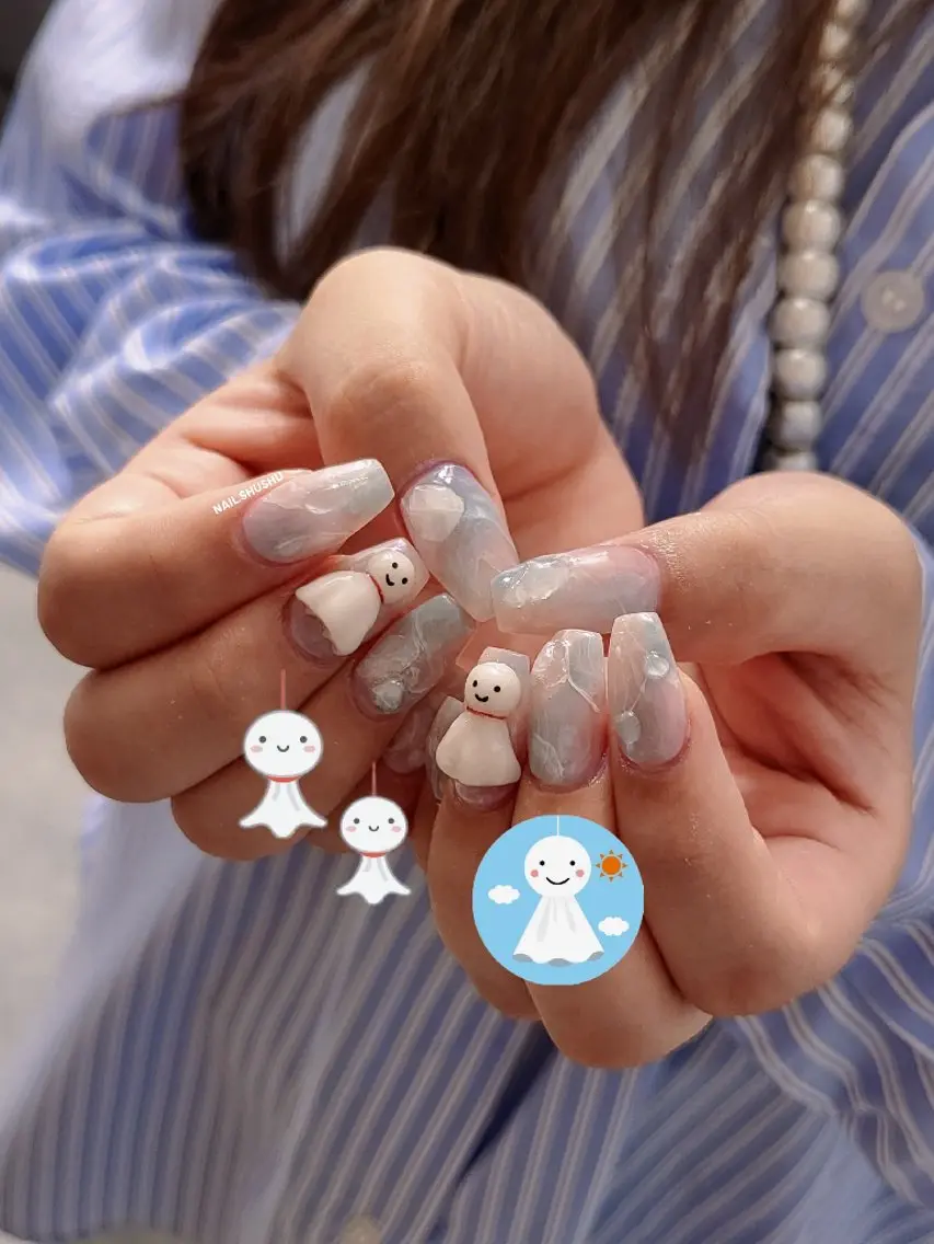 ネイル ハンドネイル 3dパーツ/流行り 👧shushu❤️のネイルデザイン