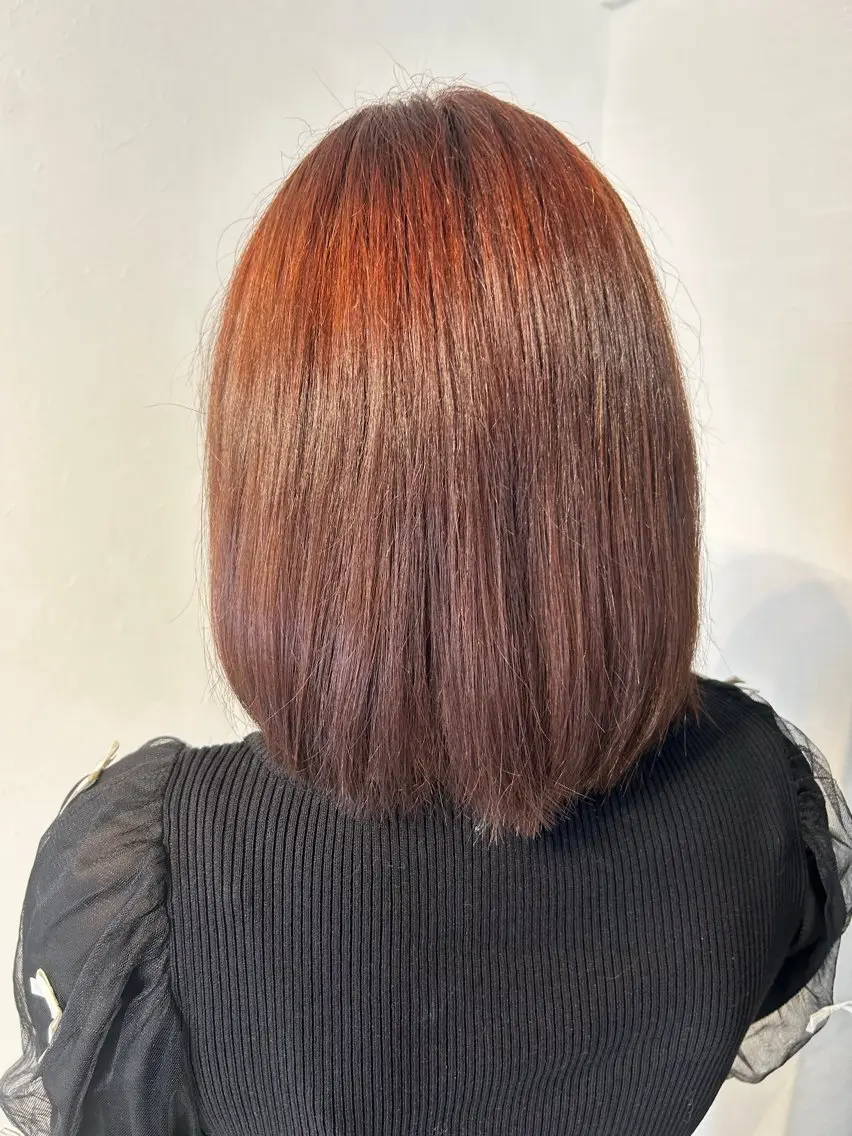 ミディアム カラー トリートメント annuy ハルタのヘアスタイル