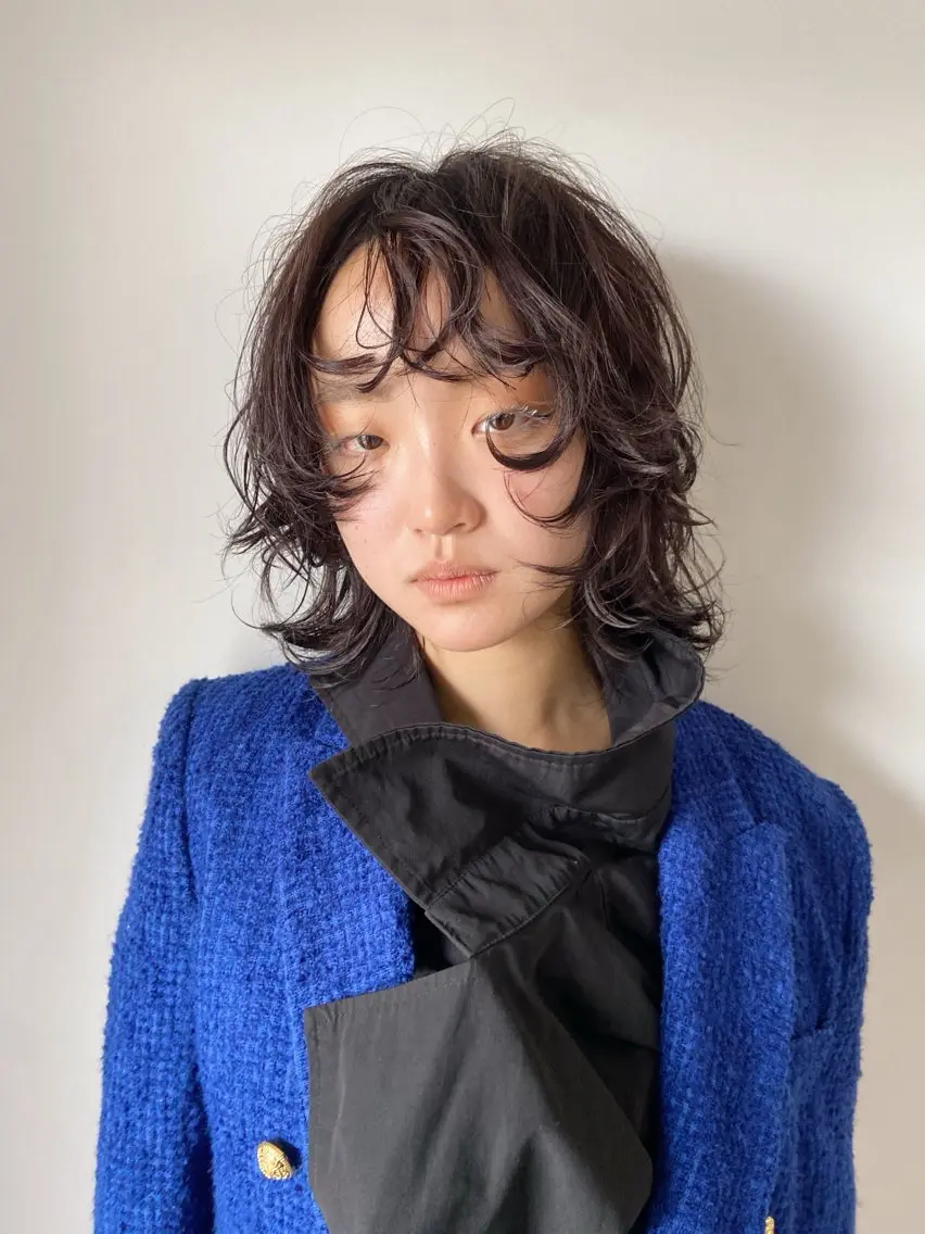 🫧カット + パーマ+パーマ補修トリートメント🫧の写真