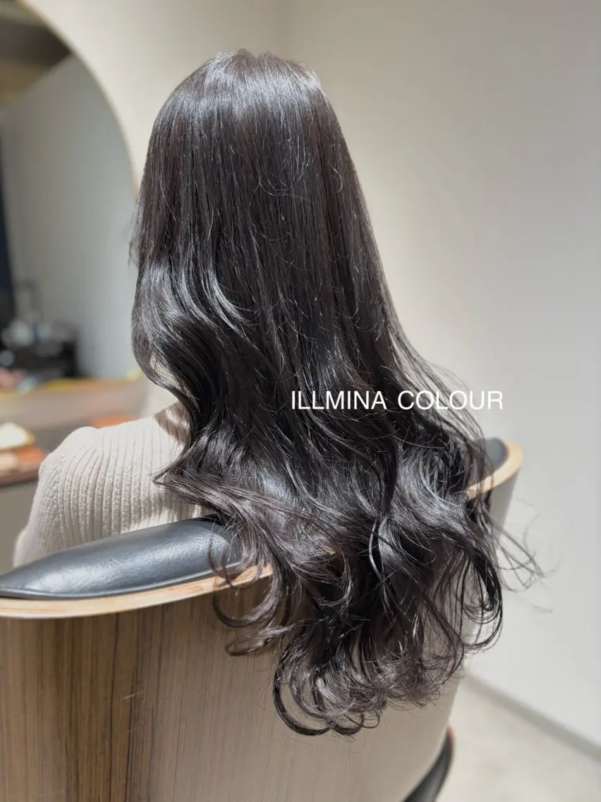 ロング カラー 透明感カラー イルミナカラー 松下|個室 マンツーマン美容師のヘアスタイル