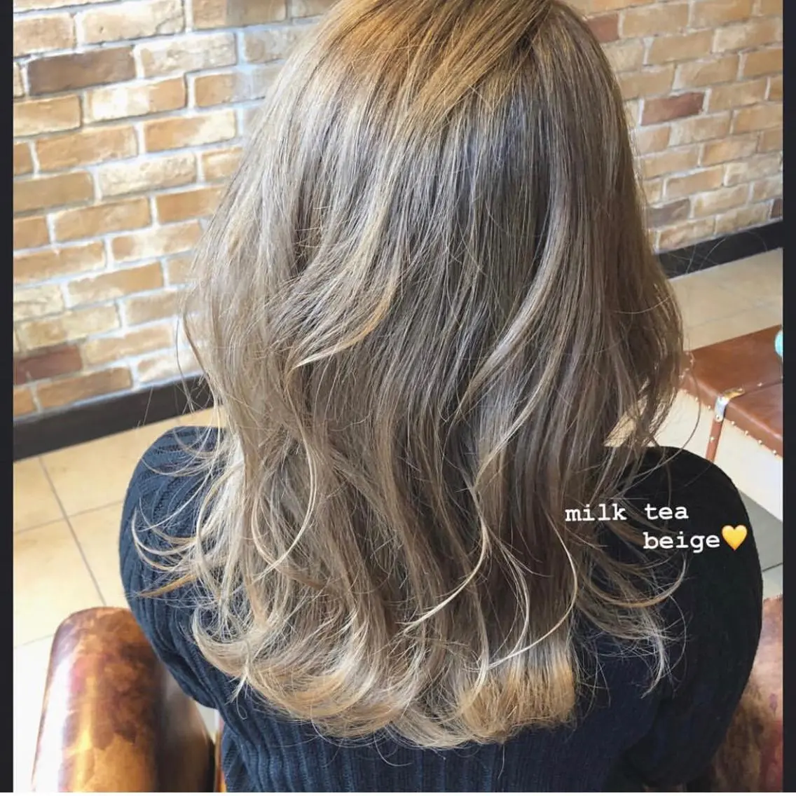 セミロング カラー ヘアカラー トリートメント Lyhair🦊🎀 AKIのヘアスタイル