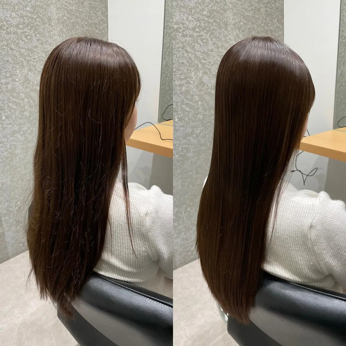 セミロング 髪質改善 トリートメント トリートメント ヘッドスパ 髪質改善ヘアケア 艶髪特化/上田のヘアスタイル