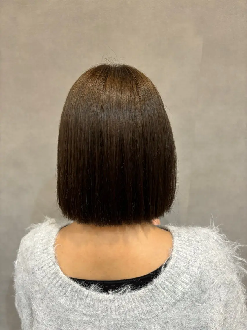 ショート カラー ブラウンカラー オリーブブラウン 豊橋ブリーチ/似合わ せカット/SHIHOのヘアスタイル