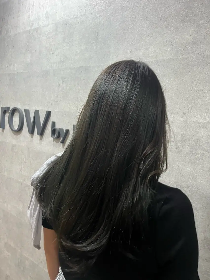 ロング カット ヘアカラー Grow by NYNY 田代 紀恵のヘアスタイル