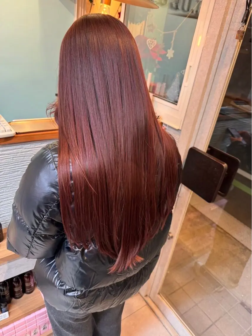 ロング カラー ブリーチカラー🦁 由見幸輝のヘアスタイル