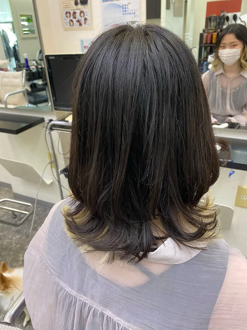 セミロング 🐥日比野 令🐥のヘアスタイル