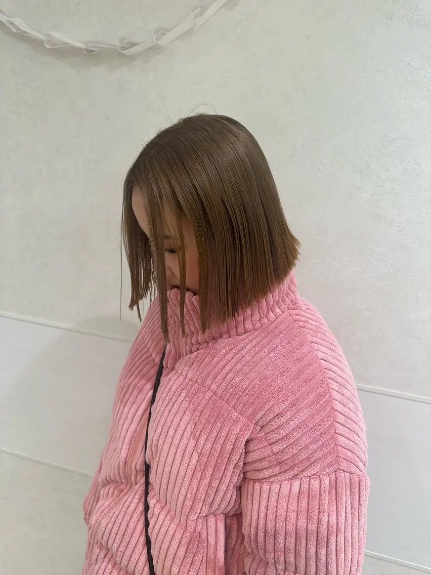 ミディアム カラー 似合わせレイヤー 海外風レイヤーmioのヘアスタイル
