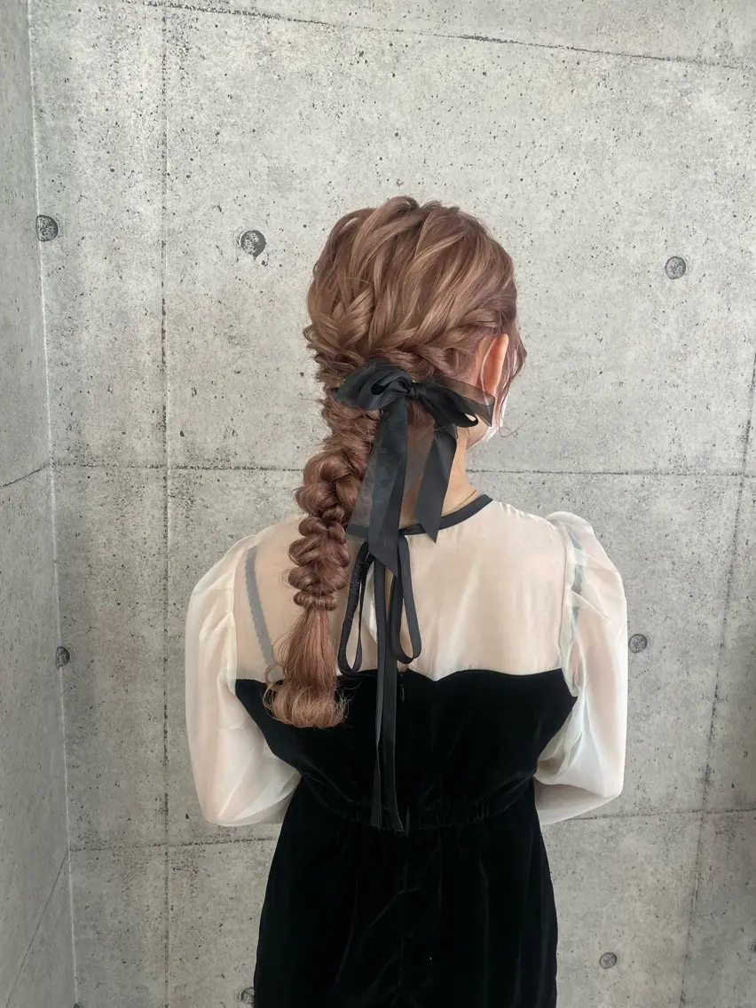 ロング ヘアアレンジ 結婚式・ブライダル 今原 朱理のヘアスタイル