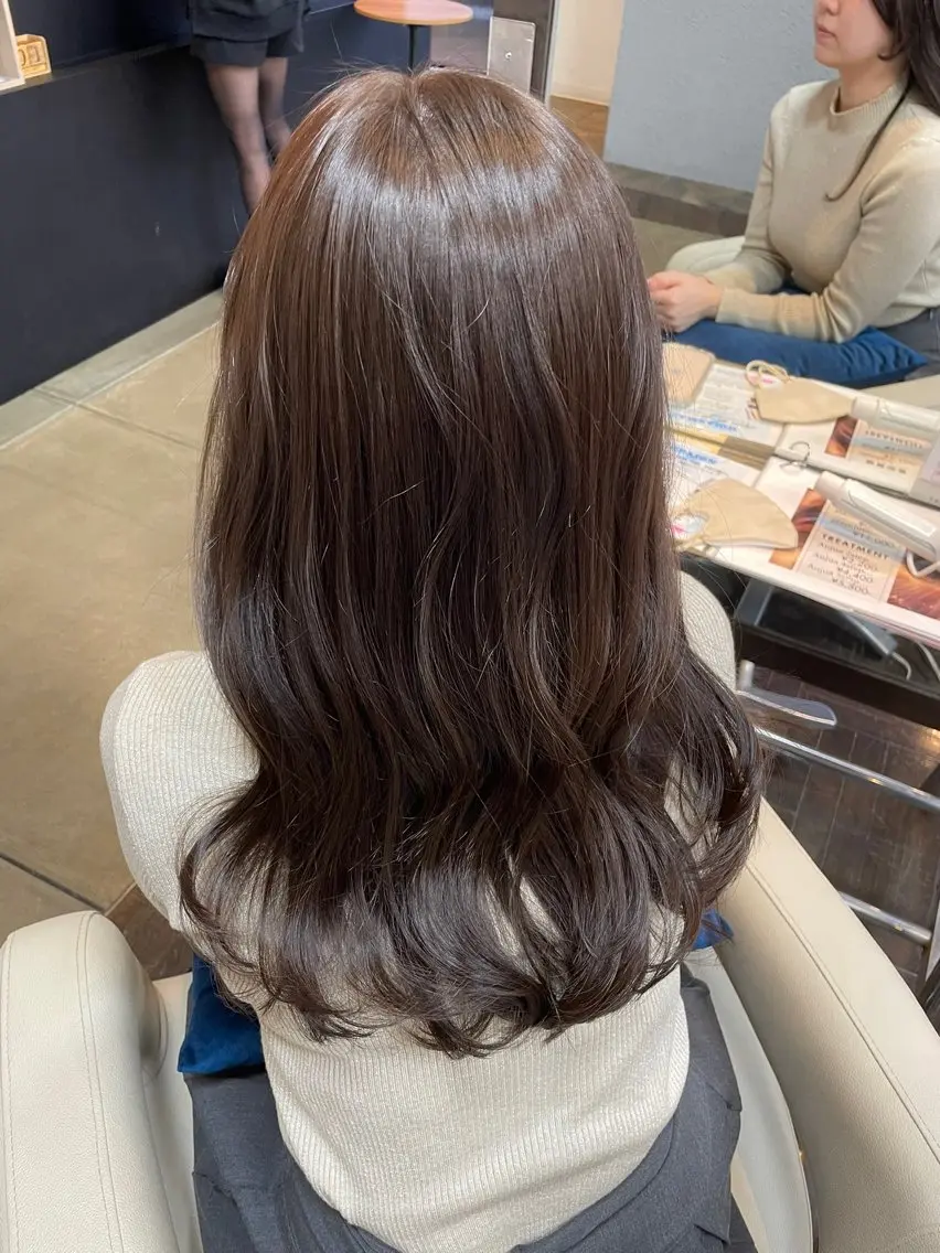 ロング カット ヘアカラー <髪質改善>河野 🍑AVANCE.のヘアスタイル