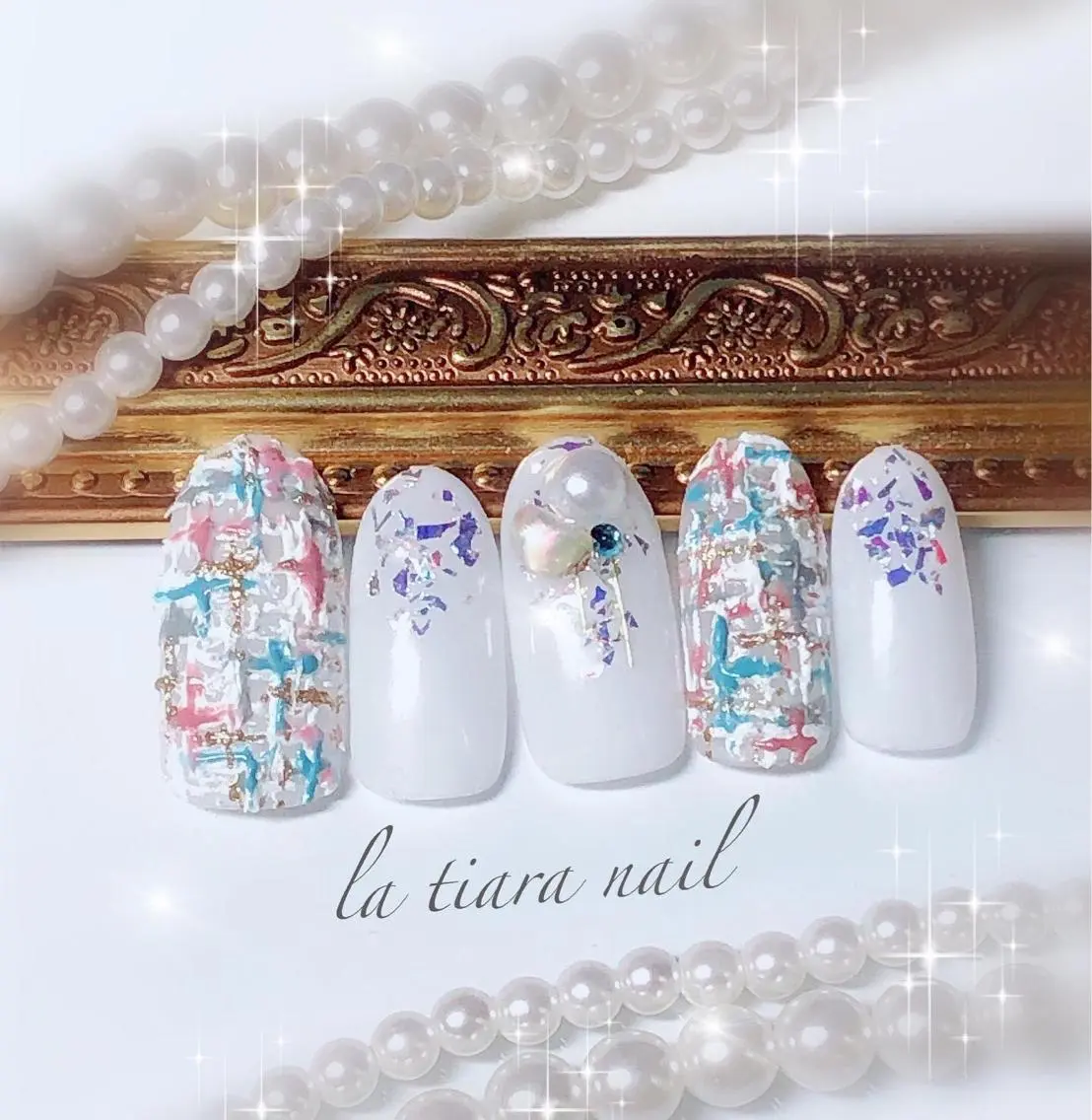 ネイル ハンドネイル Blue bird  nailのネイルデザイン