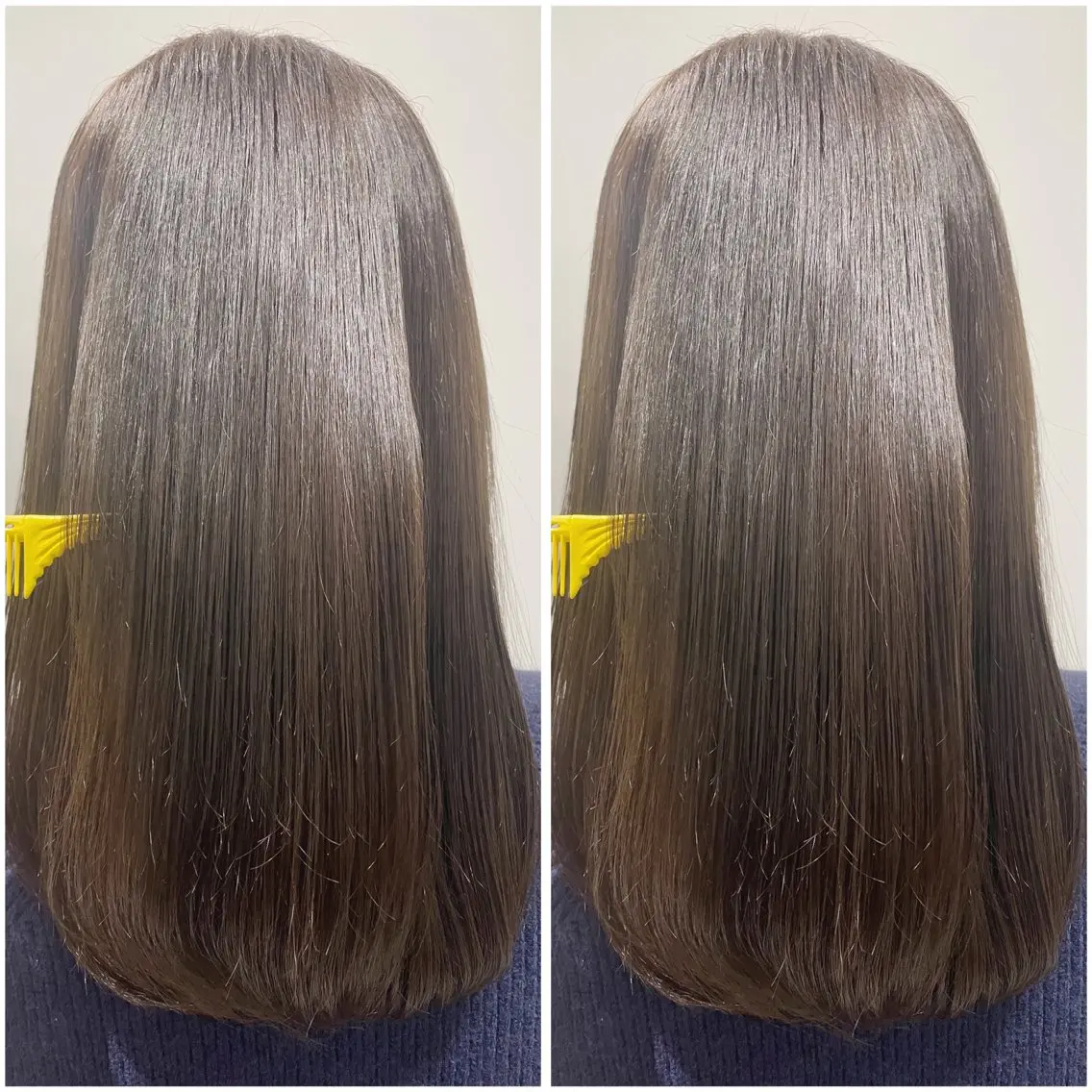セミロング ボブ ハイライト 髪質改善 縮毛矯正 トリートメント 🌟髪質改善 平本雄大🌟のヘアスタイル