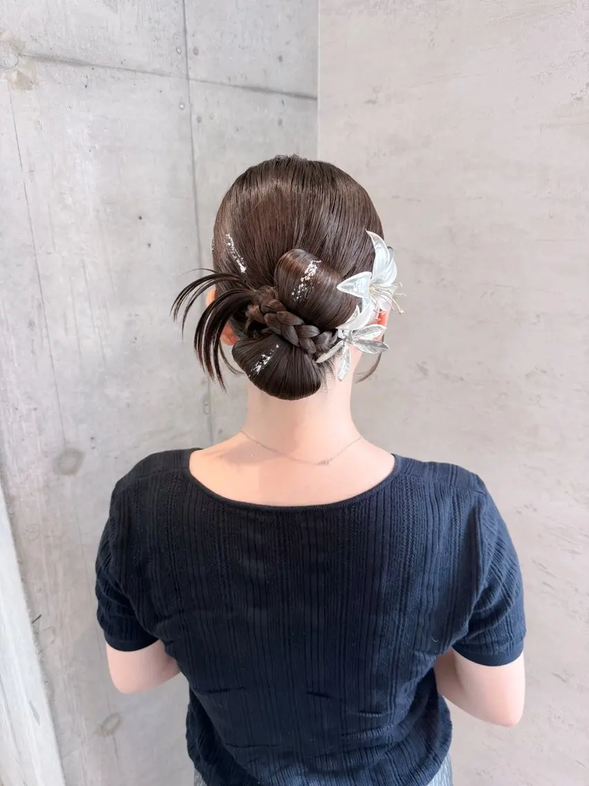 ヘアアレンジ ヘアセット はやしほのか| マンツーマン美容師のヘアスタイル