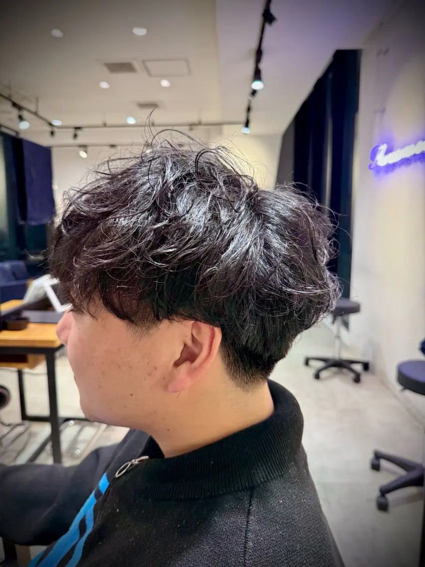 ⭐︎men's限定⭐︎【カット＋シャンプー】グランジ/カーリー/メンズカット/ナチュラル/ラフ/海外スタイル/無造作の写真