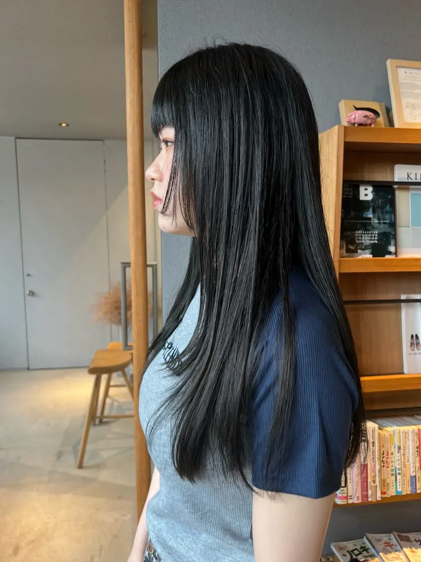 縮毛矯正の写真
