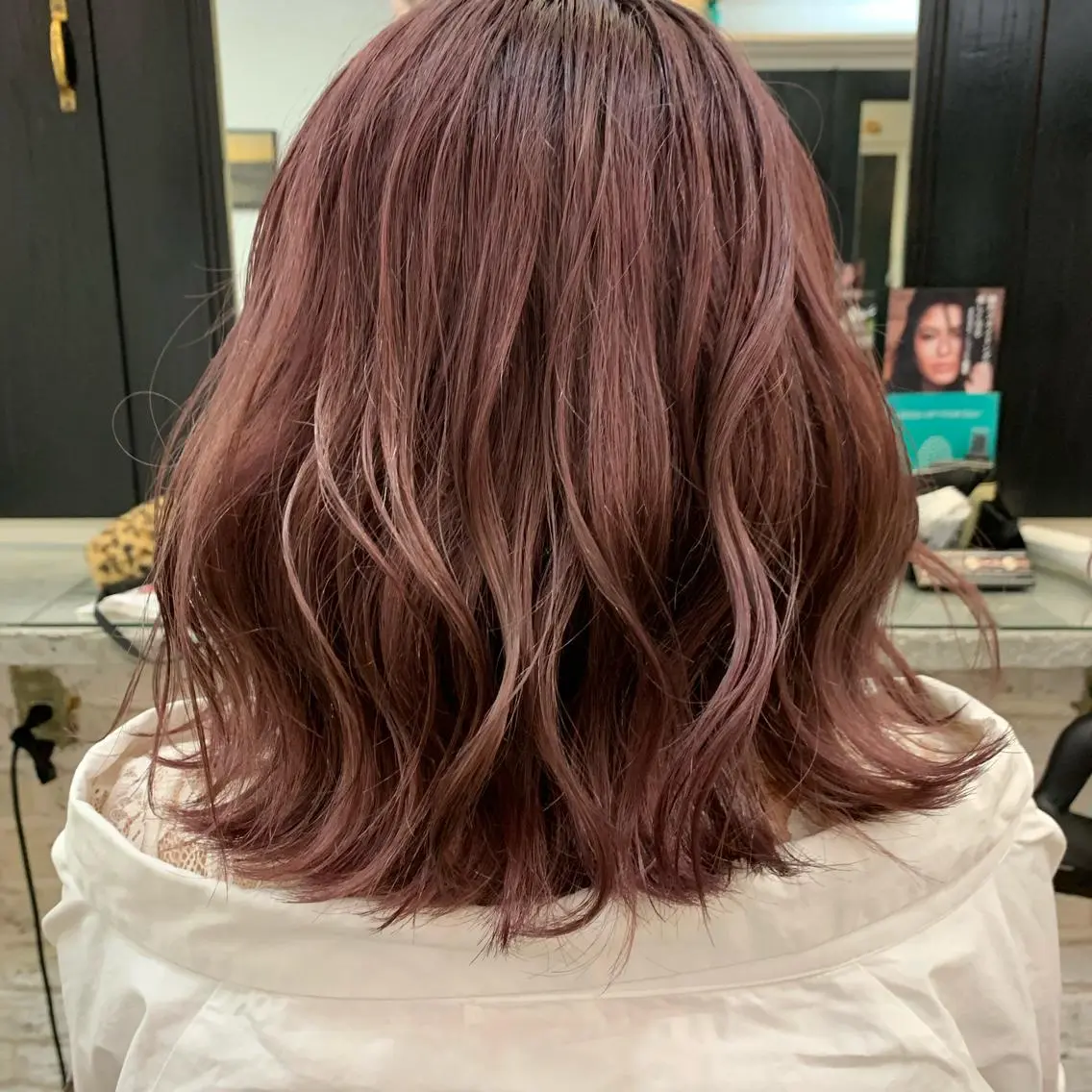 ミディアム カラー 髪質改善 RYOのヘアスタイル