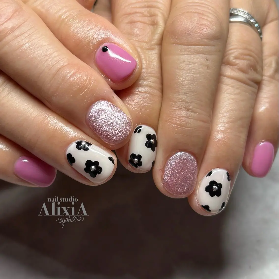 ネイル ハンドネイル AlixiA ゆみのネイルデザイン