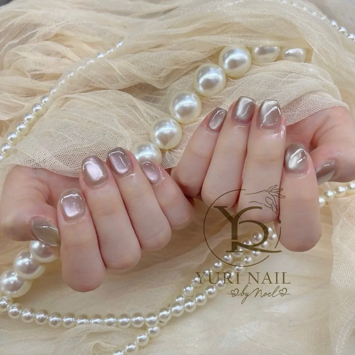 ネイル チークネイル フットネイル フレンチネイル 韓国ネイル マグネットネイル ハンドネイル フットネイル ハンドケア YURI Nail Funabashiのネイルデザイン