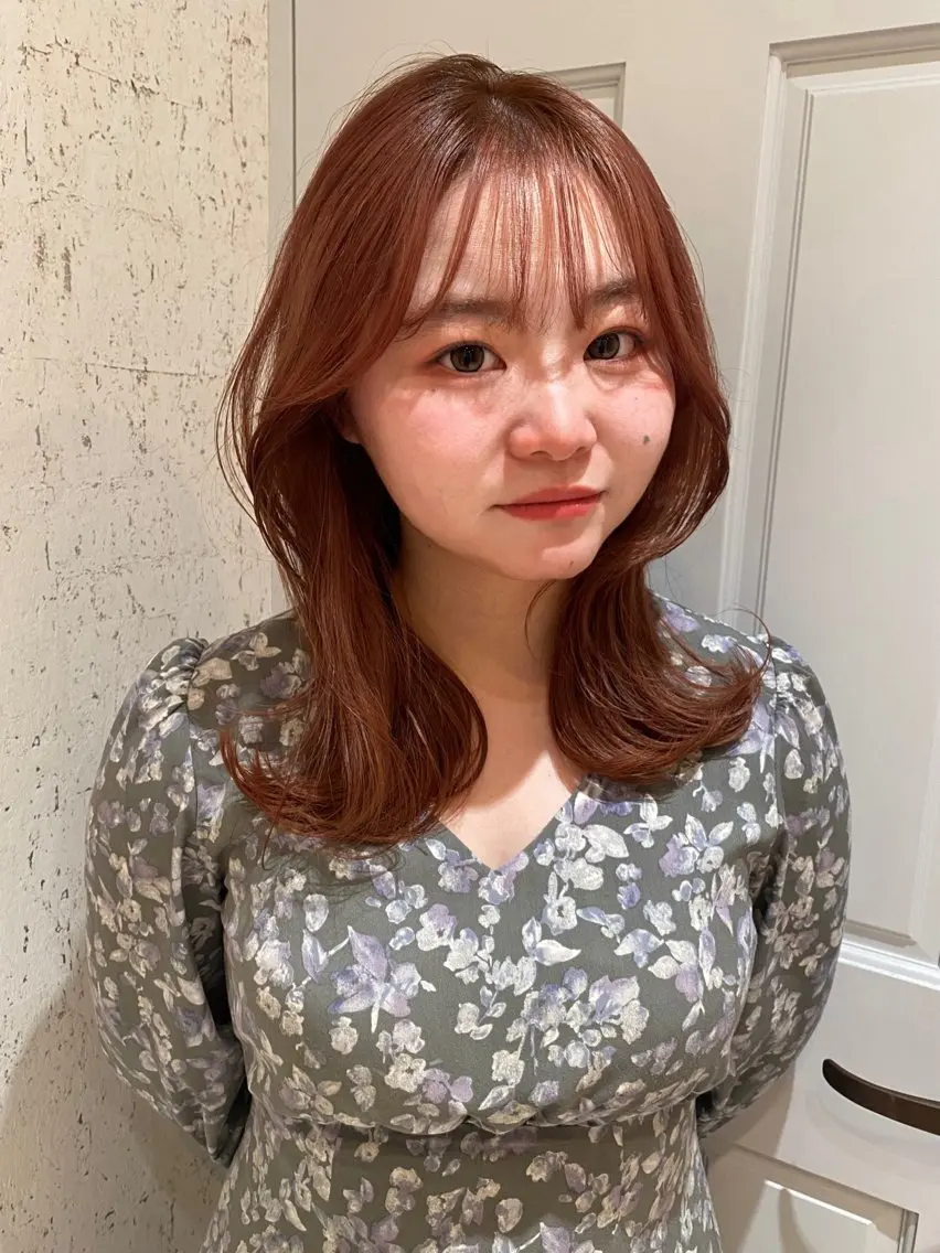ミディアム カラー カット ヘアカラー トリートメント mai / linoah˚✧のヘアスタイル